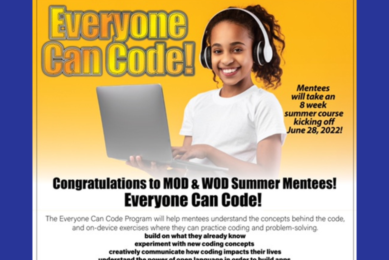 Outreach - "Every Can Code" Program, MOD & WOD